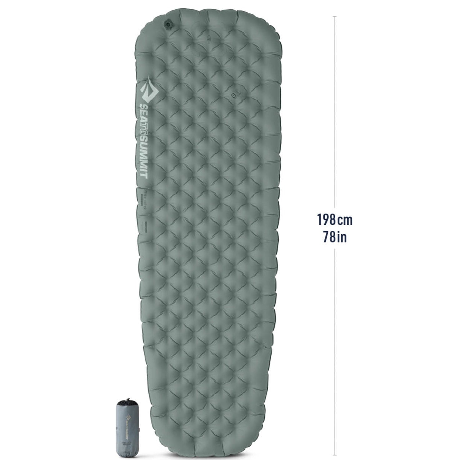 Sea to Summit Sea To Summit Ether Light XR Insulated Mat - R-value 4.1, 10cm thick