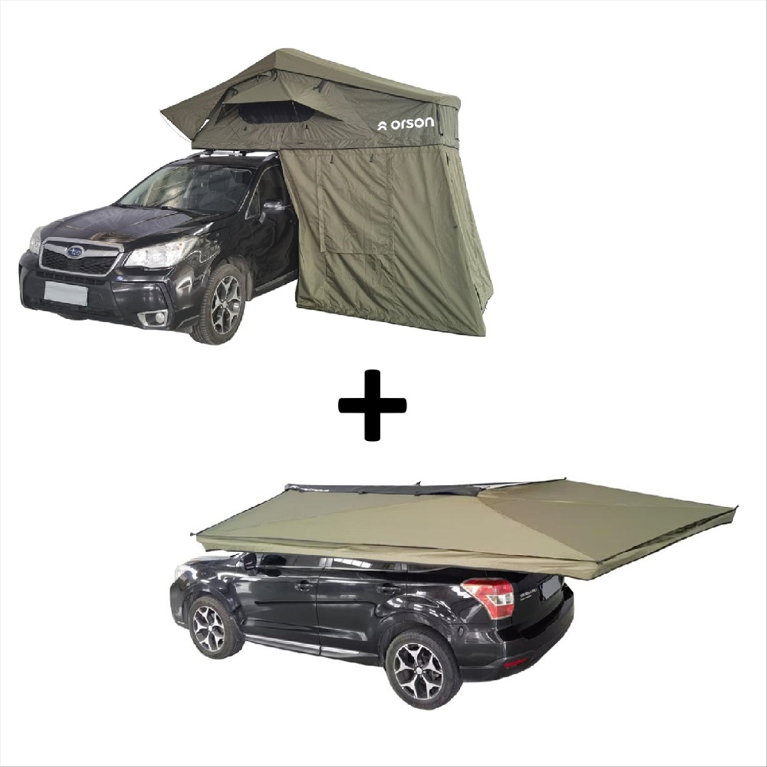 Orson Orson K2 Soft Shell Roof Tent with Annex and K2 270 Awning Combo - Pre Order