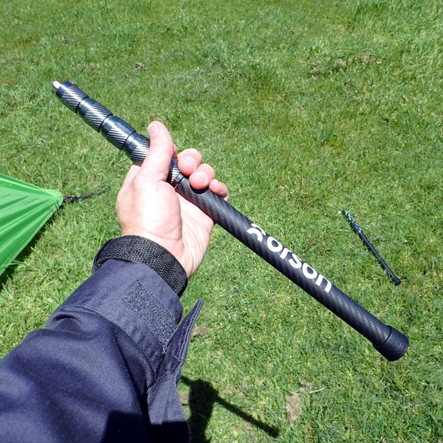 Orson Orson Telescopic Carbon Fibre Ultralight Tarp Pole - 43-180cm, 190g