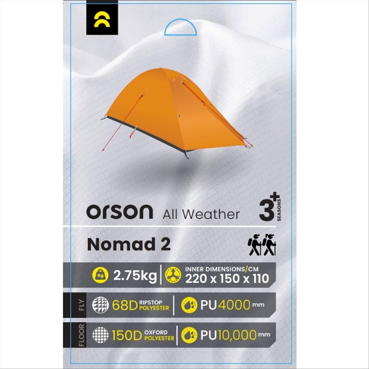 Orson Orson Nomad 2 All Weather Tent 2.75kg