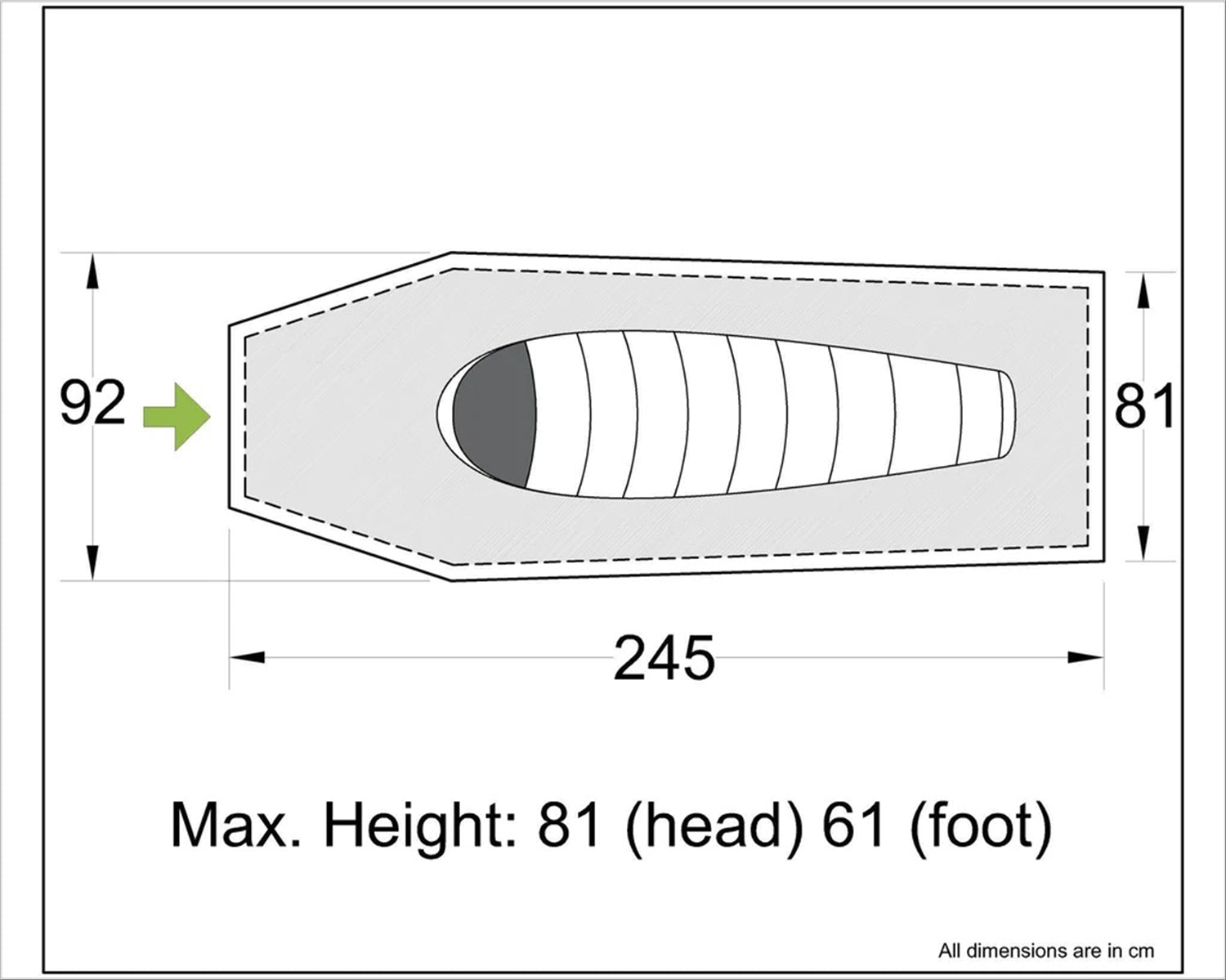 1 person 2024 backpacking tent